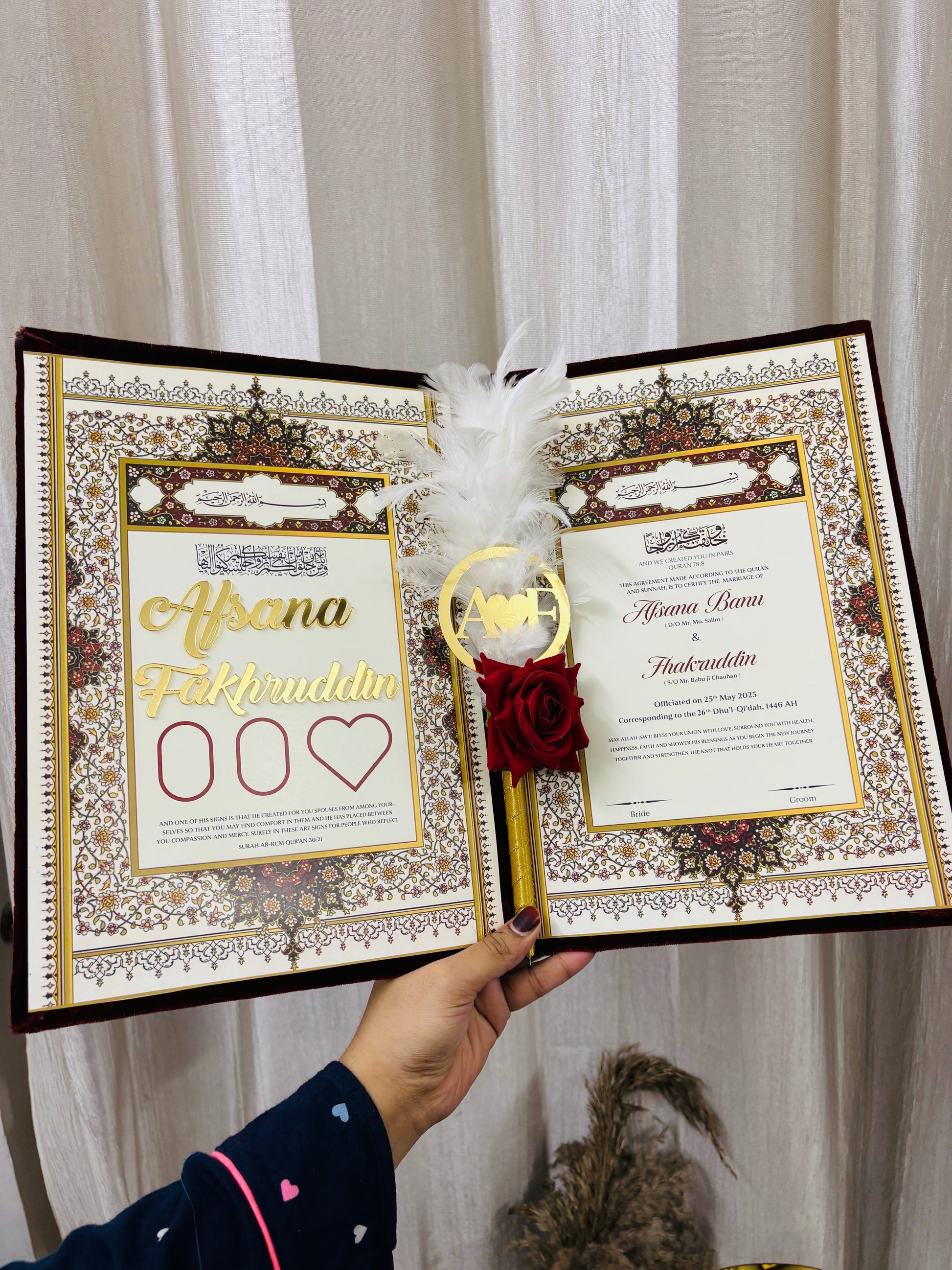 Nikah Nama Wedding Contract
