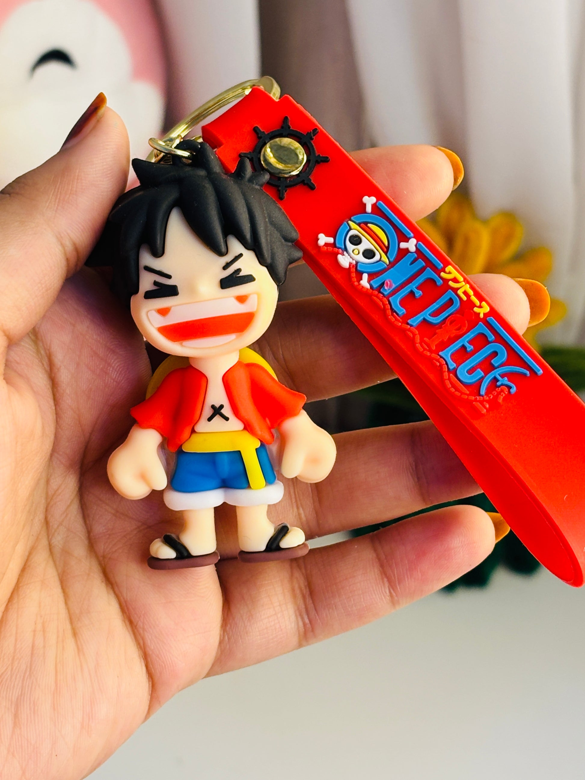 One piece key chain