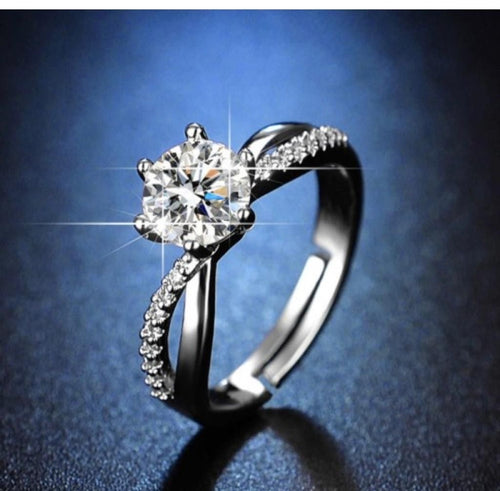 American diamond finger ring