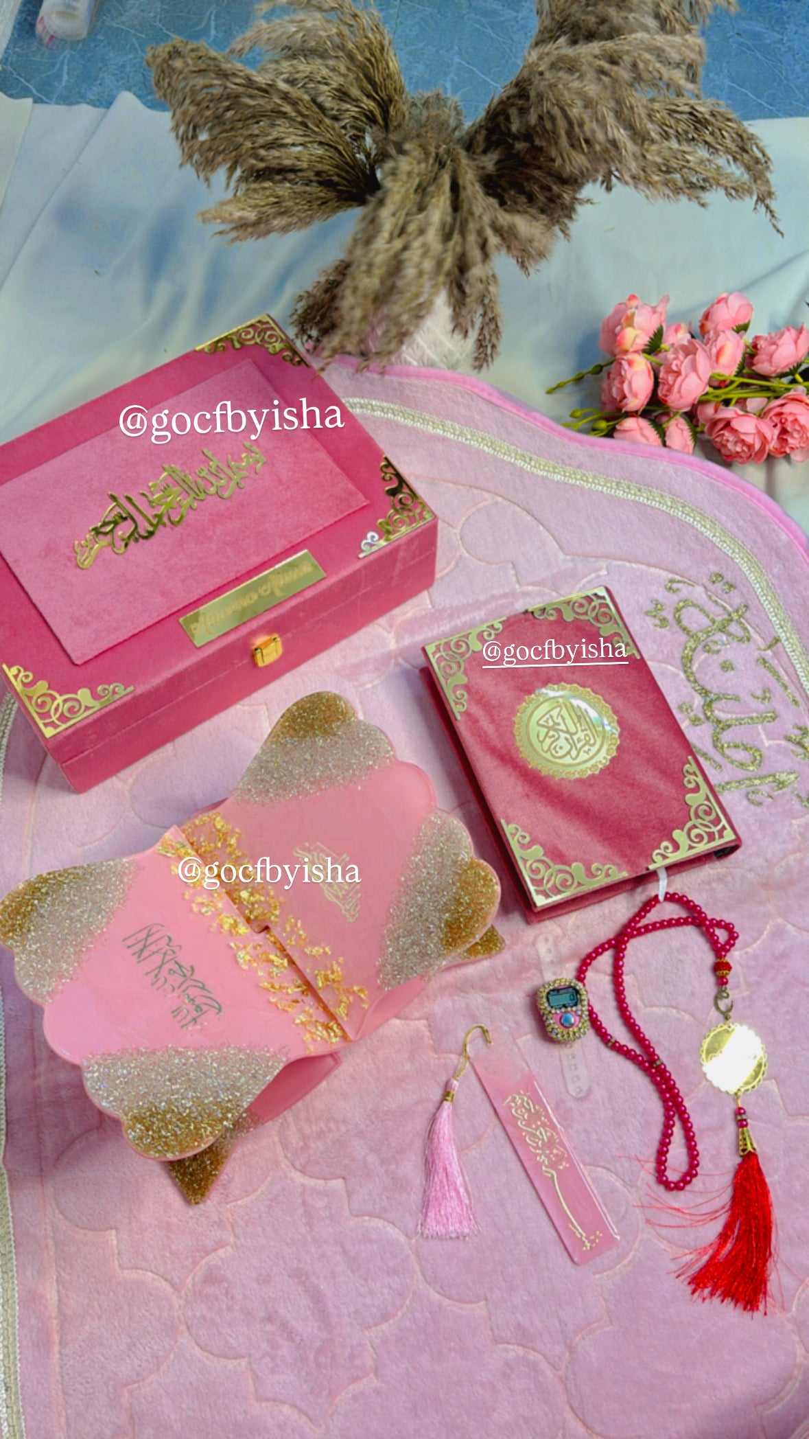 Pink Luxury quran hamper