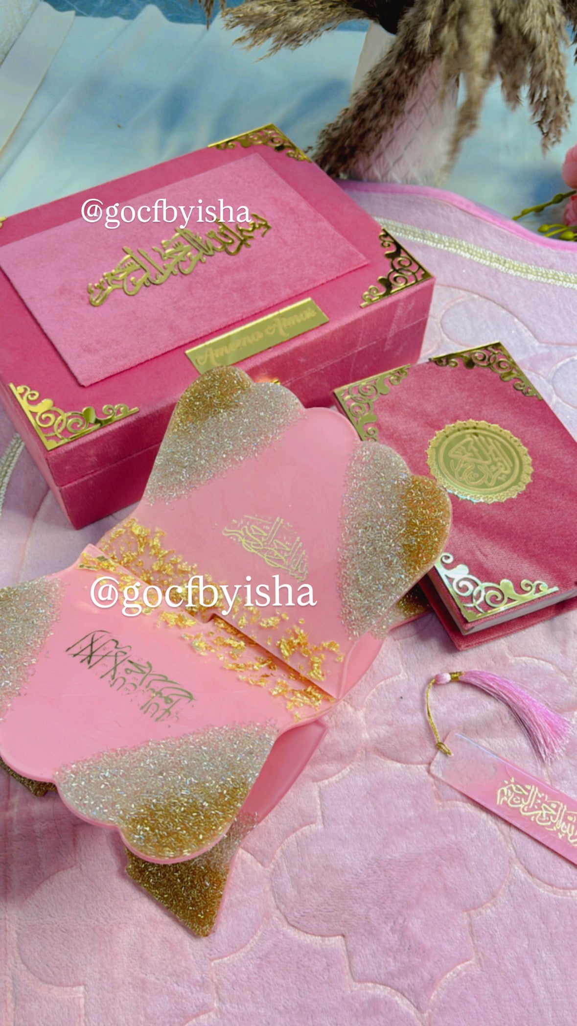 Pink Luxury quran hamper