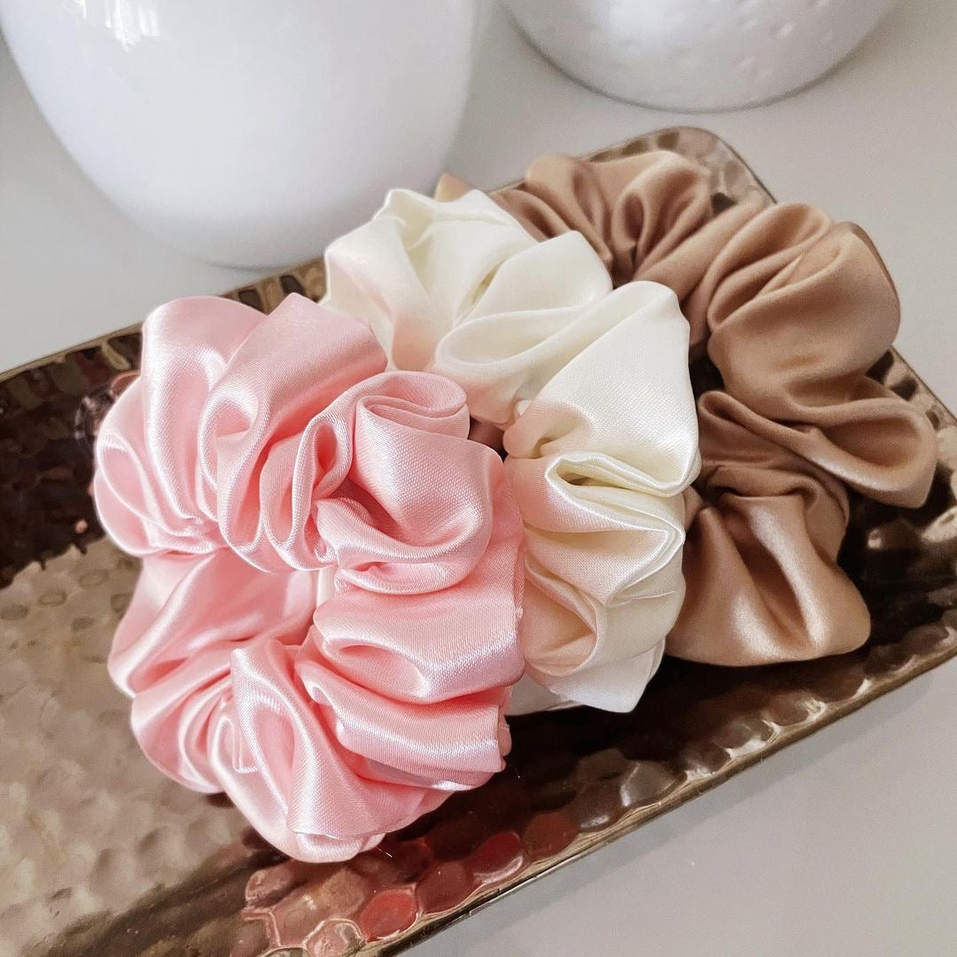 Blush scrunchies combo