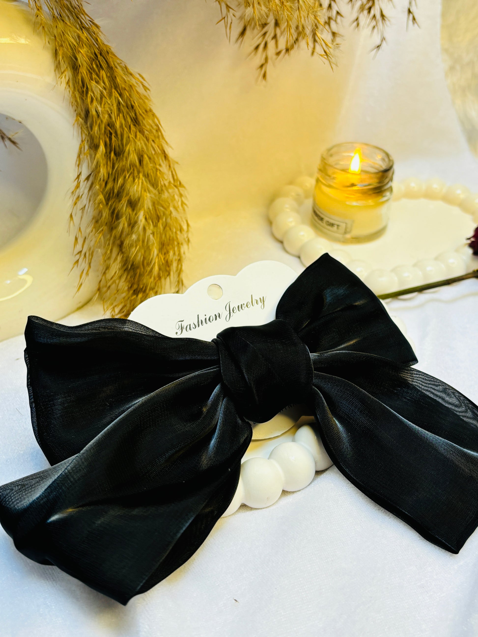 Cinnamon Girly Bow Clips