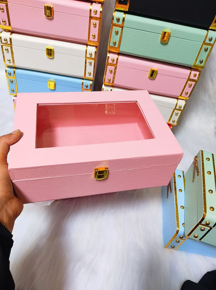 Custom Leather Trunk